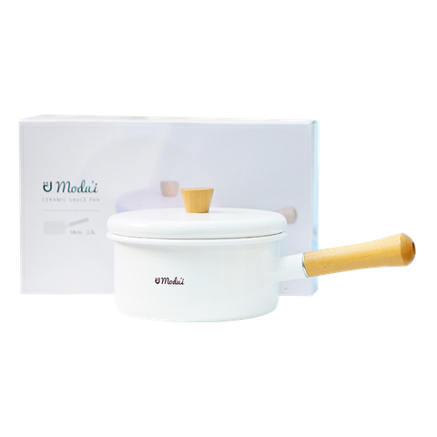 Nồi/Chảo Modui Ceramic Tráng Sứ Có Nắp