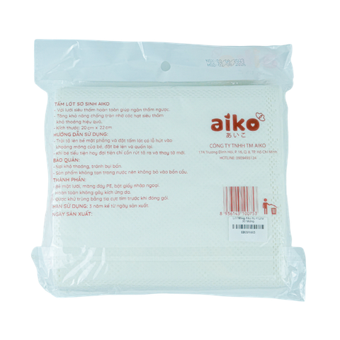 Lót Mông Aiko Xu 4 Lớp 30 Miếng