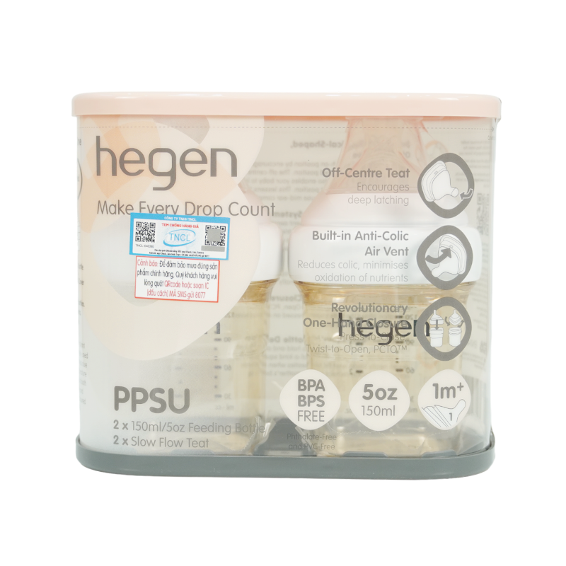 Set Bình Sữa Hegen PPSU 150ML