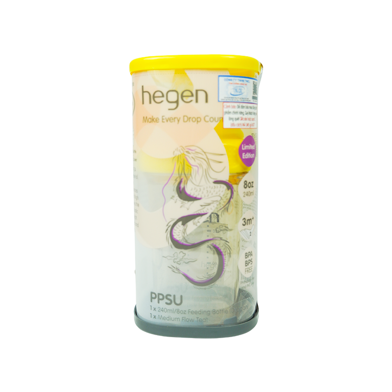 Bình Sữa Hegen PPSU 240ML Rồng Vàng