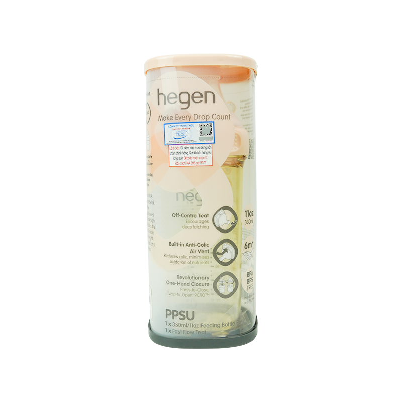 Bình Sữa Hegen PPSU 330ML Hồng