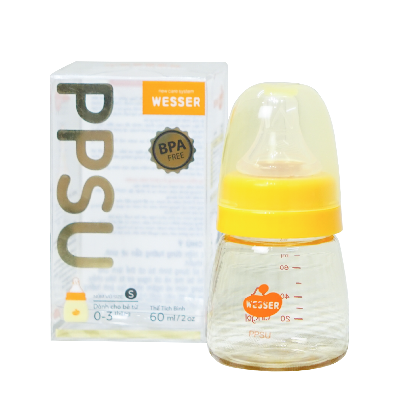 Bình Sữa Wesser PPSU 60ML