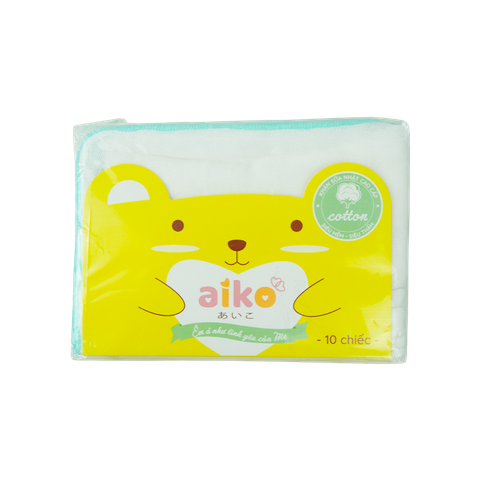 Khăn Sữa Xô Aiko Xô 3 Lớp 25X35Cm