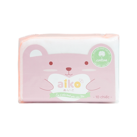 Khăn Sữa Xô Aiko Xô 4 Lớp 25X35Cm