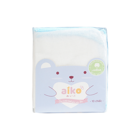 Khăn Sữa Xô Aiko Xô 3 Lớp 25X25Cm