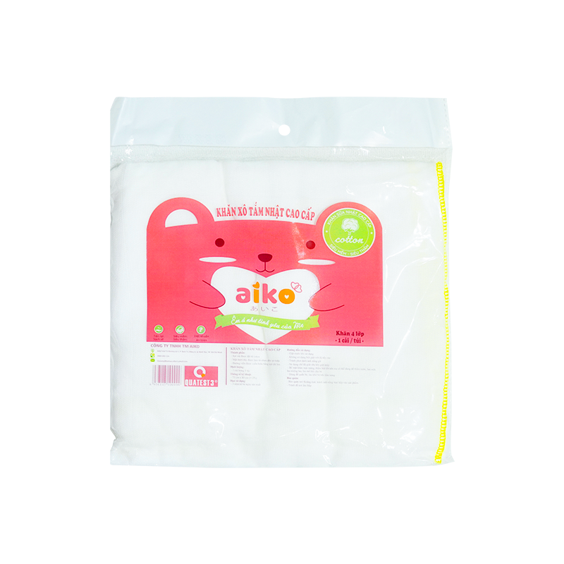 Khăn Tắm - Quấn Aiko Xô 4 Lớp