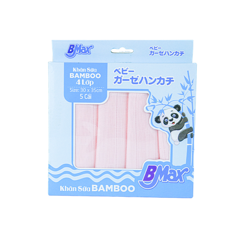 Khăn Sữa Tre Bmax Sợi Tre 4 Lớp