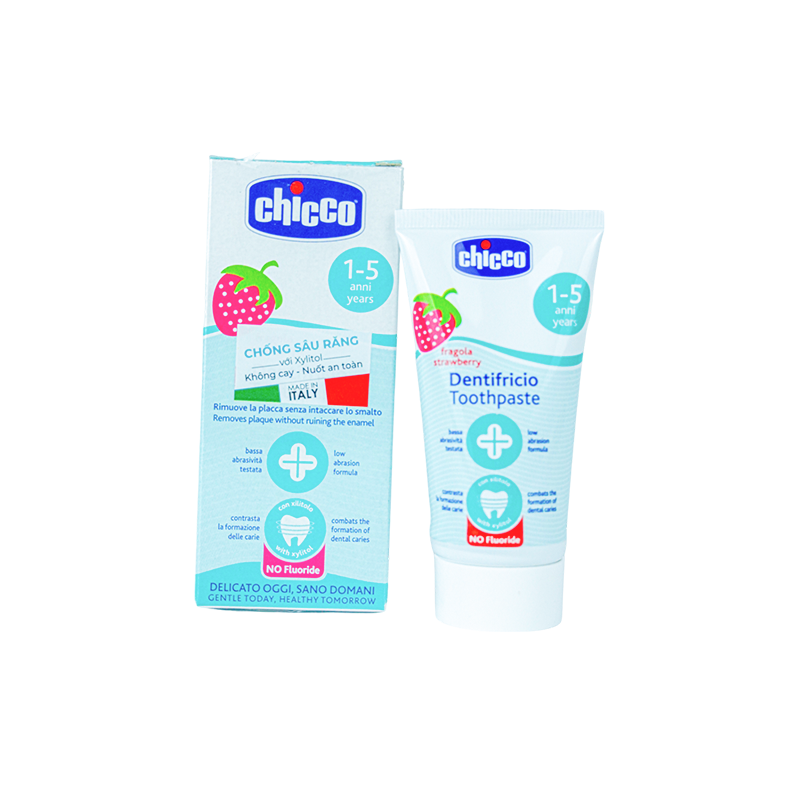 Kem Đánh Răng Chicco Dâu 12M+