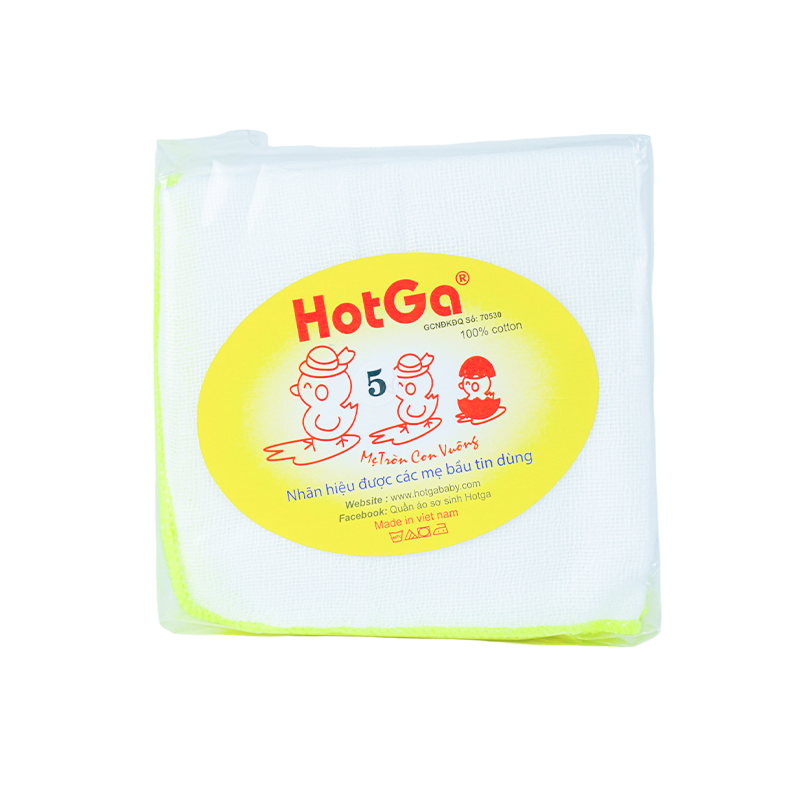 Khăn Sữa Xô Hotga Xô 5 Lớp