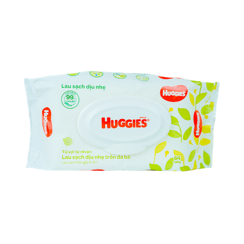 Khăn Ướt Không Mùi Huggies 64M