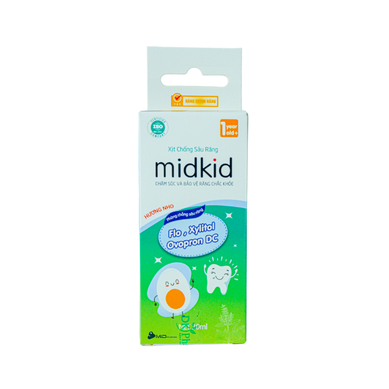 Ddbk Midkid Xịt Chống Sâu Răng