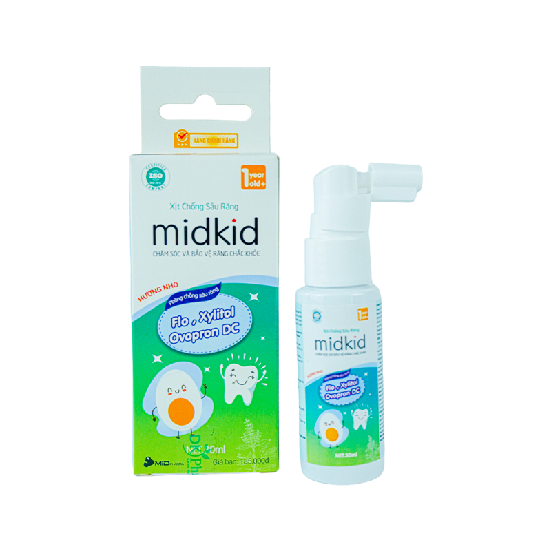 Ddbk Midkid Xịt Chống Sâu Răng