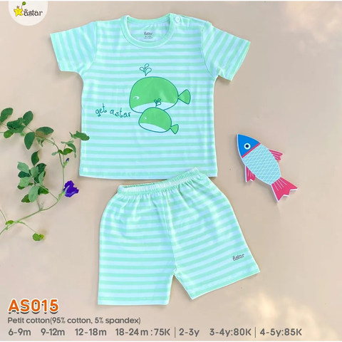 Bộ Cộc Astar Cotton Cài Vai As014