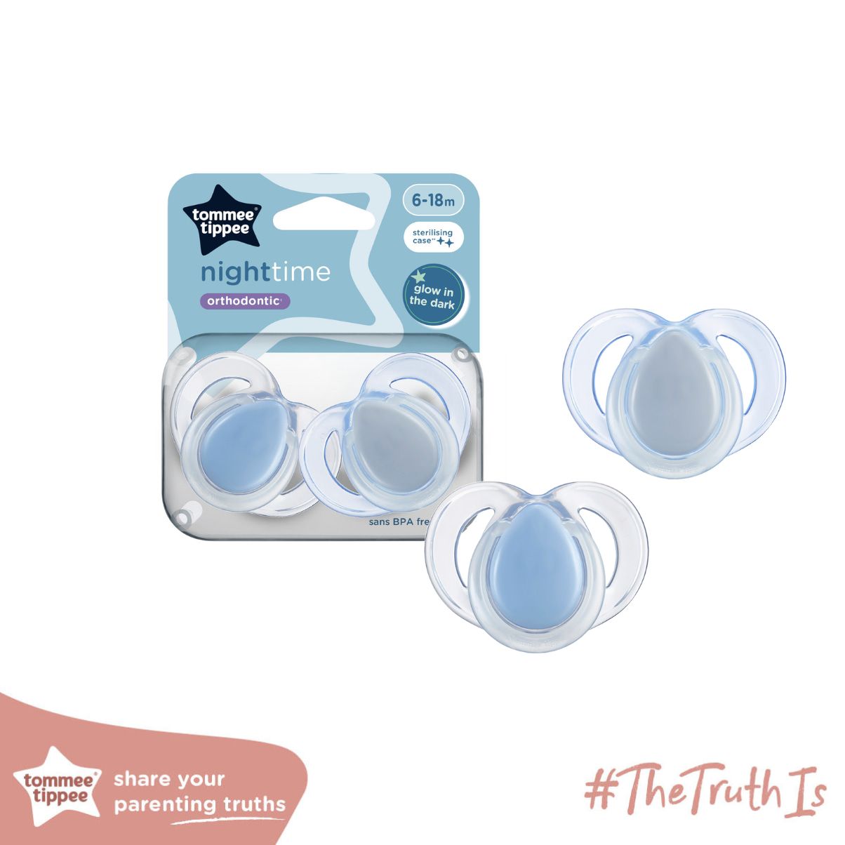 Ty Giả Tommee Tippee Dạ Quang NT