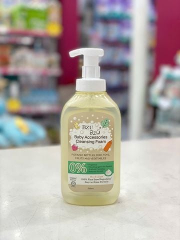 Chai Nước Rửa Bình Bzu Tạo Bọt Hương Tự Nhiên 500ML