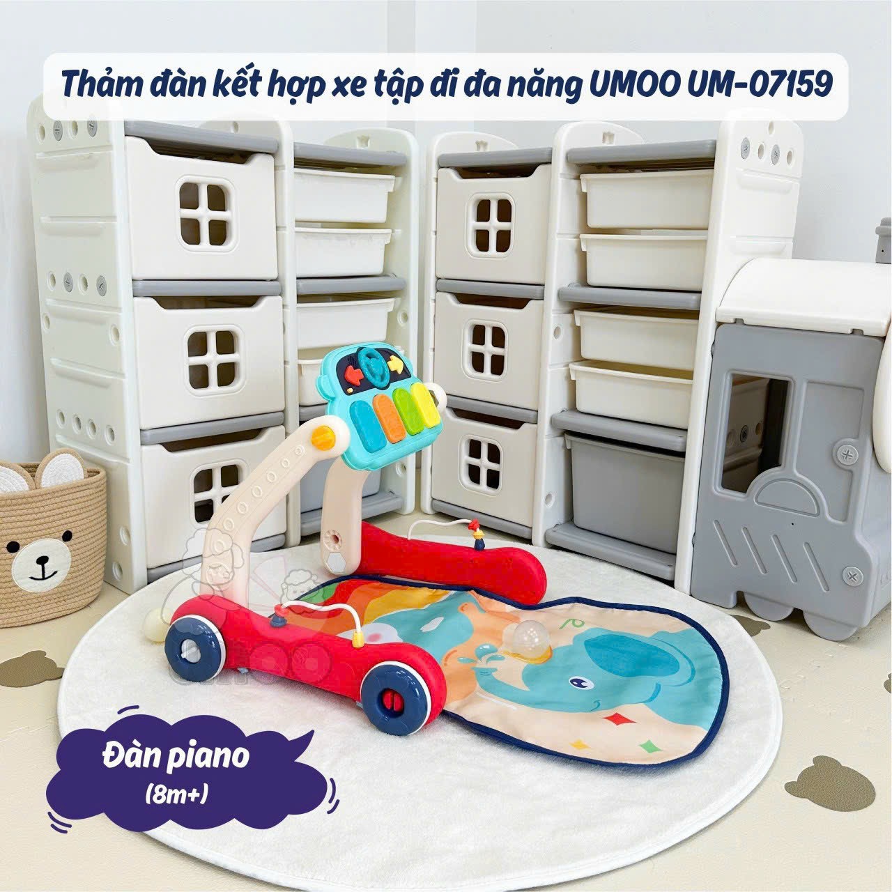 Thảm Đàn UMoo Đa Năng 2in1 UM-07159