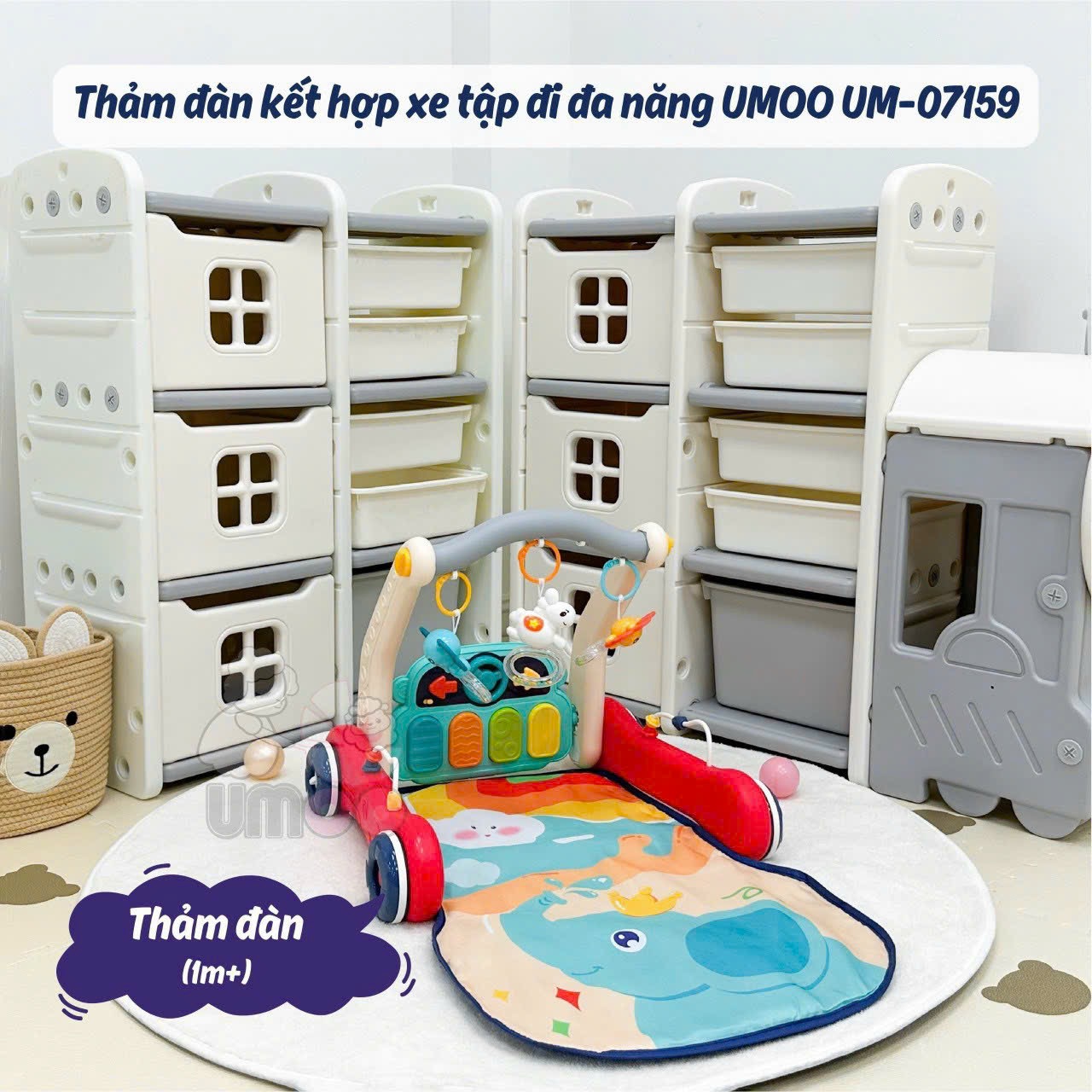 Thảm Đàn UMoo Đa Năng 2in1 UM-07159