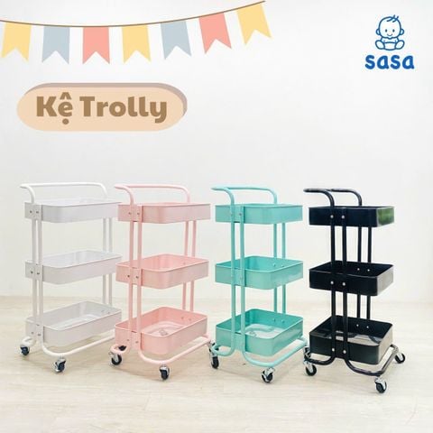 Kệ Sasa 3 Tầng Trolly