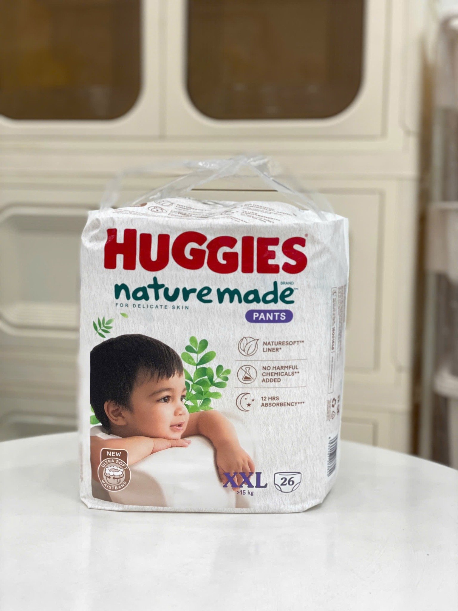 Tã Quần Huggies Naturemade XXL 26M