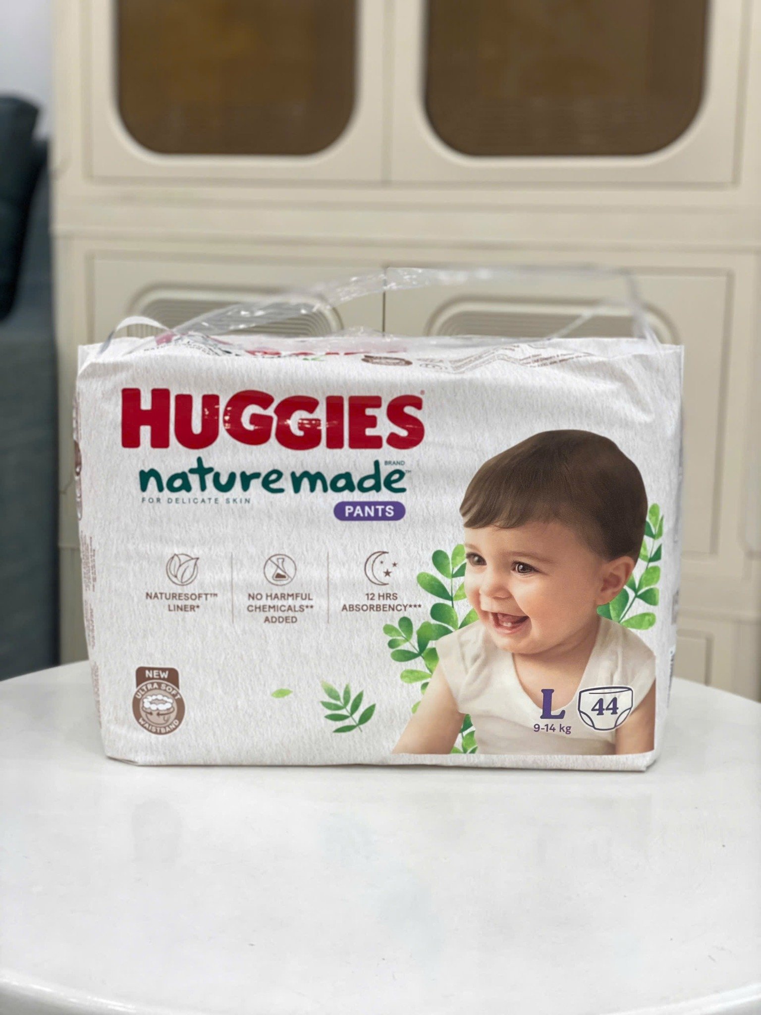 Tã Quần Huggies Naturemade L 44M