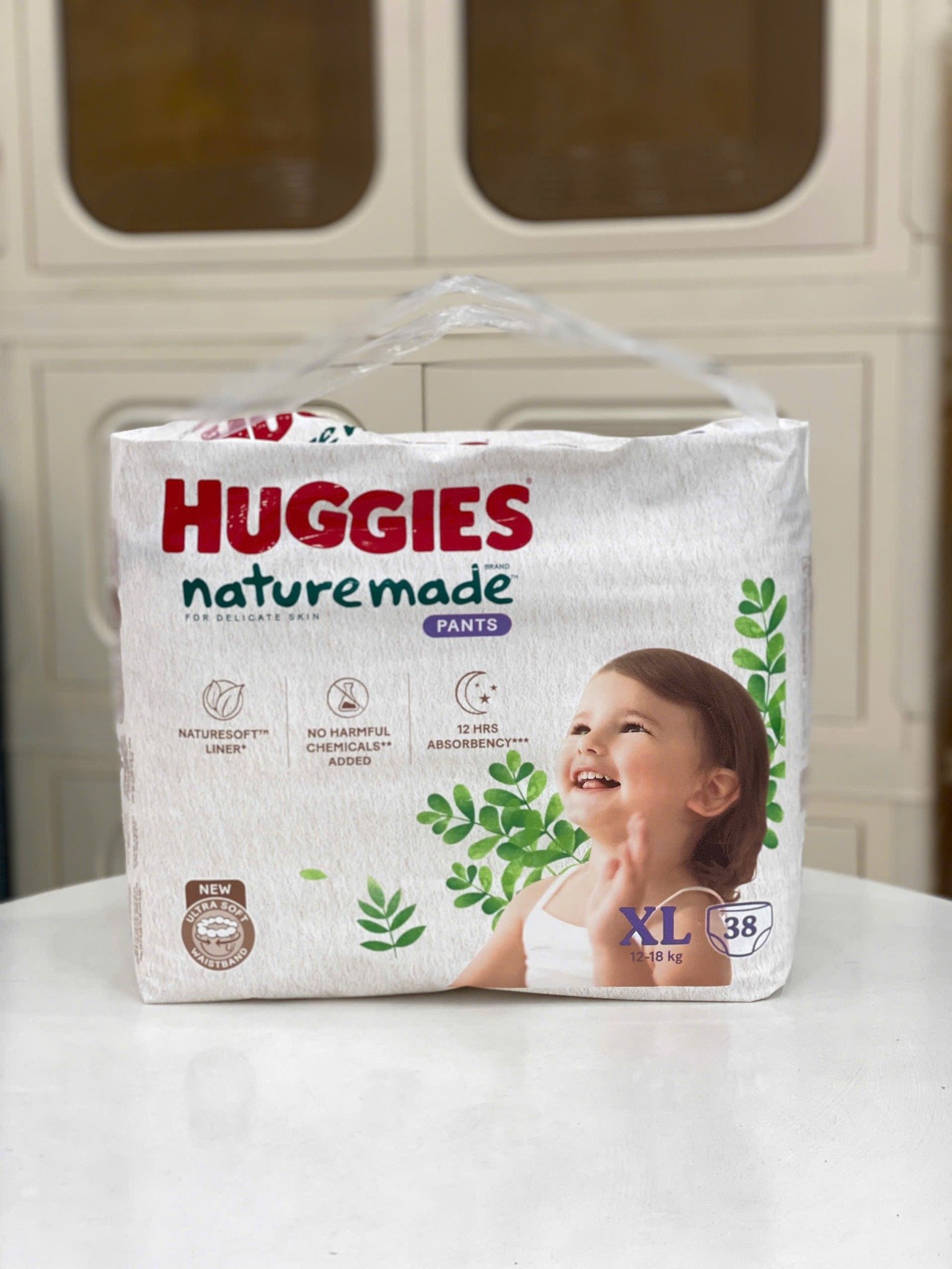 Tã Quần Huggies Naturemade XL 38M