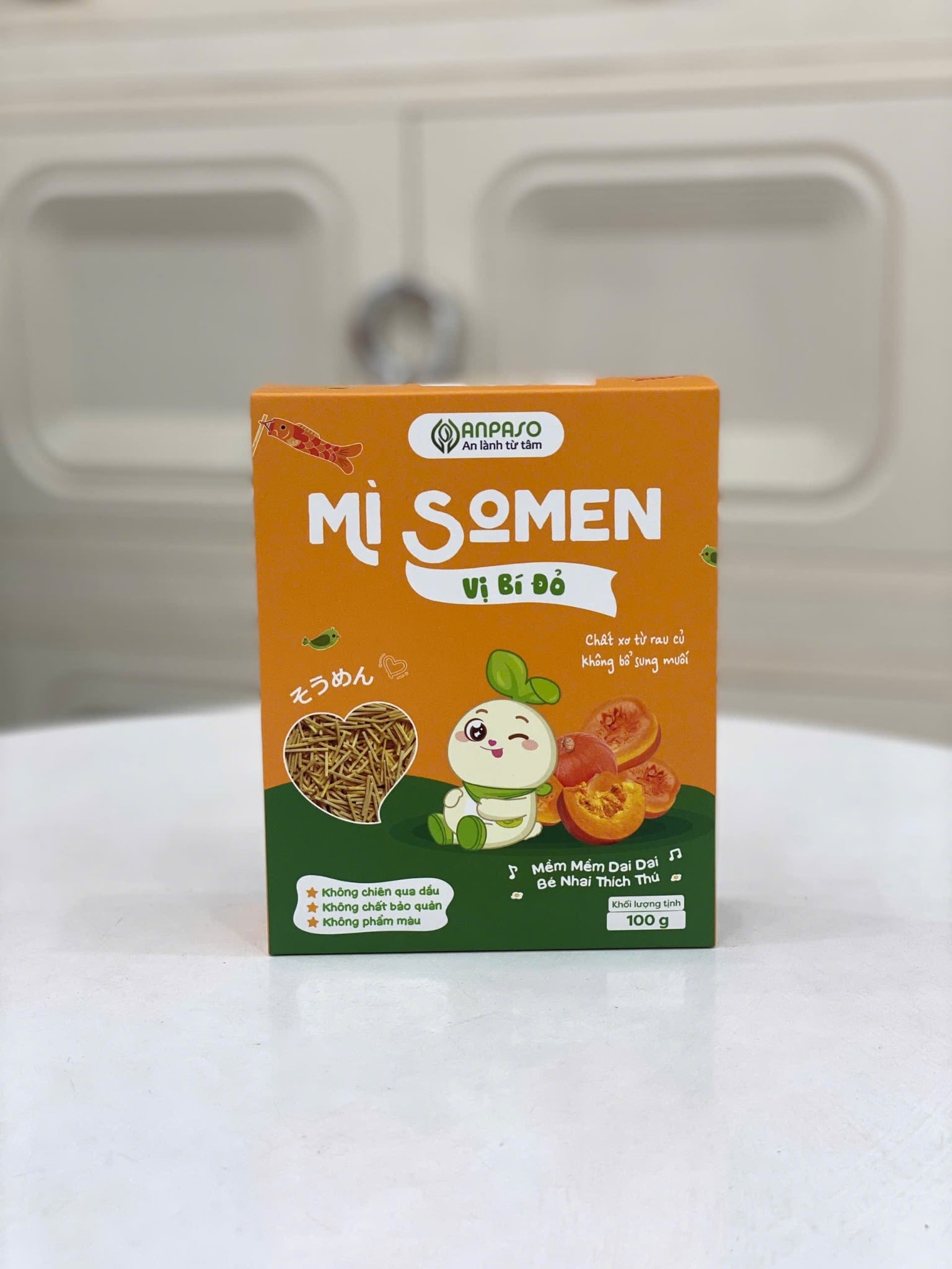 Mì Anpaso Somen Vị Bí Đỏ 100G