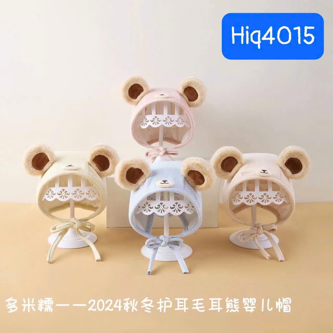 Nón OT Tai Gấu Cột Dây 4015