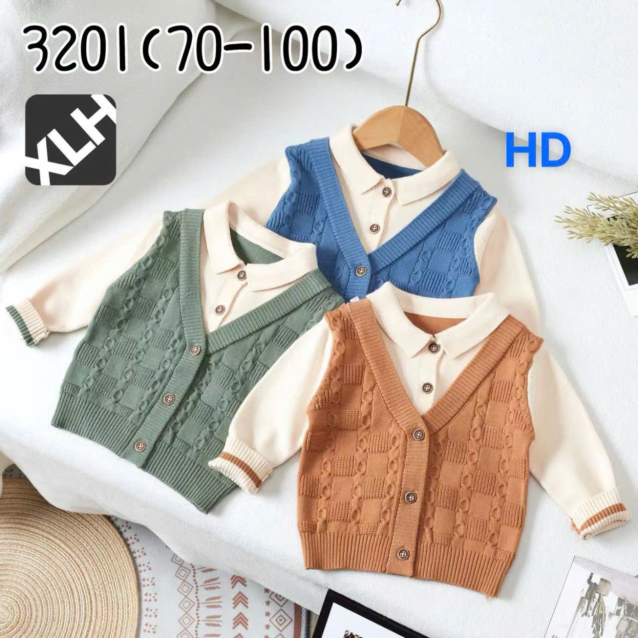 Áo Len OT Cổ Sơmi 3201