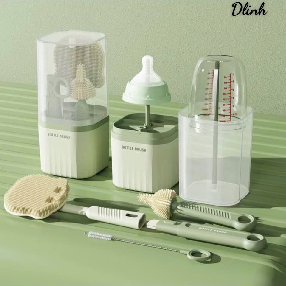 Bộ Rửa Bình OT Dáng Trụ Brush