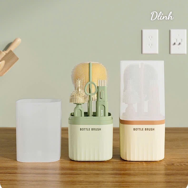 Bộ Rửa Bình OT Dáng Trụ Brush