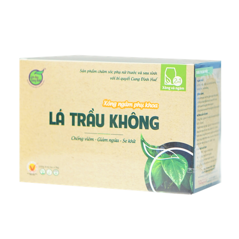 Xông Hơ Bảo Nhiên Xông Phụ Khoa Lá Trầu Không