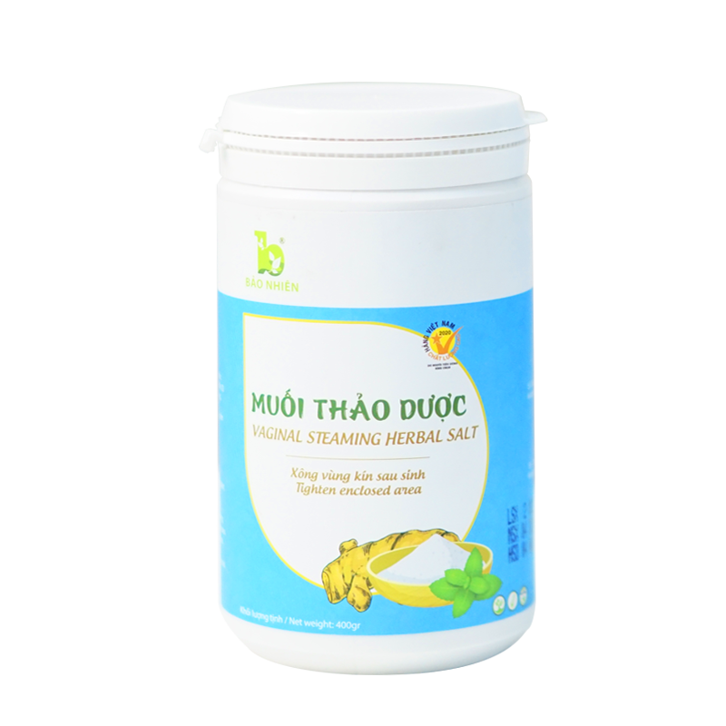 Xông Hơ Bảo Nhiên Muối Vùng Kín Thảo Dược