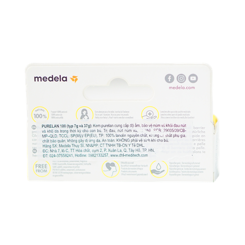 Kem Trị Nứt Ti Medela Purelan 7Gr