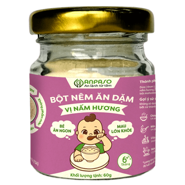Bột Nêm Anpaso 60Gr Vị Nấm Hương