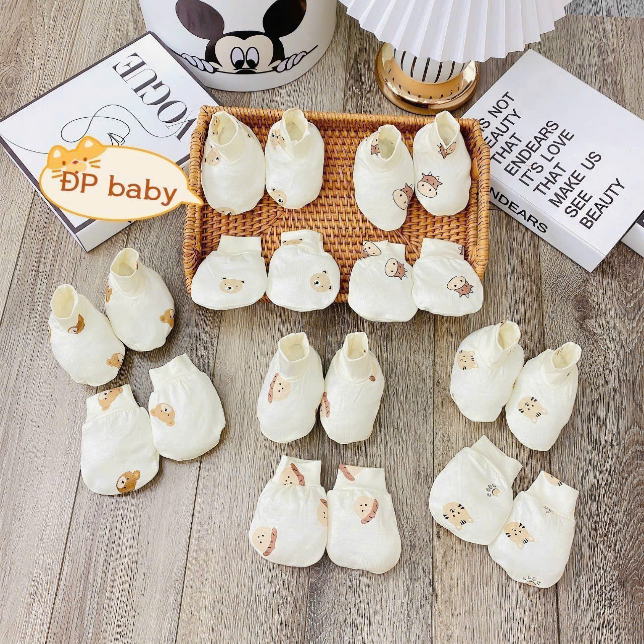 Bao Tay Chân OT Họa Tiết Hình Thú Đáng Yêu