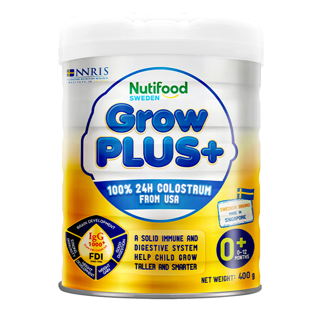 Sữa Bột Nutifood Growplus+ Sữa Non Vàng 0+ 400G