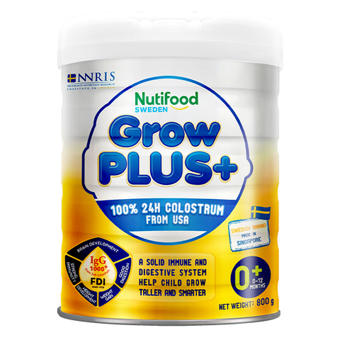 Sữa Bột Nutifood Growplus+ Sữa Non Vàng 0+ 800G