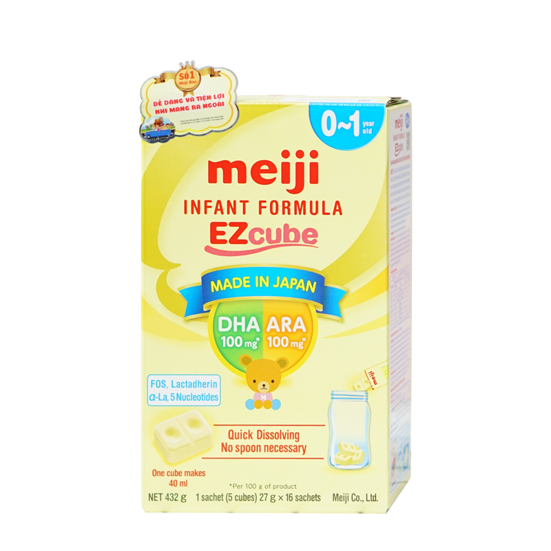 Sữa Thanh 0-1 Tuổi Meiji IF 432Gr