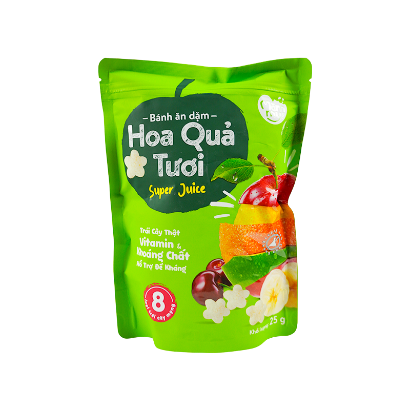 Bánh Ăn Dặm Mămmy Vị Hoa Qủa Tươi
