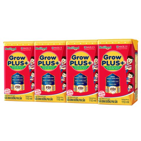 Sữa Pha Sẵn Nutifood Growplus+ Đỏ 110ML