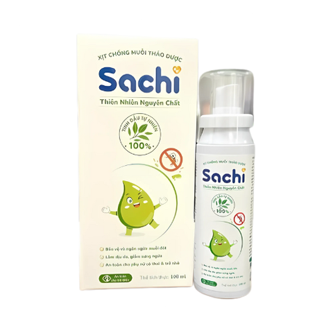 Xịt Chống Côn Trùng Sachi Thảo Dược 100ML