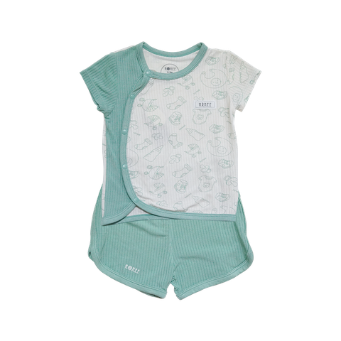 Bộ Cài Ngắn Hrnee Modal Lệch HR103