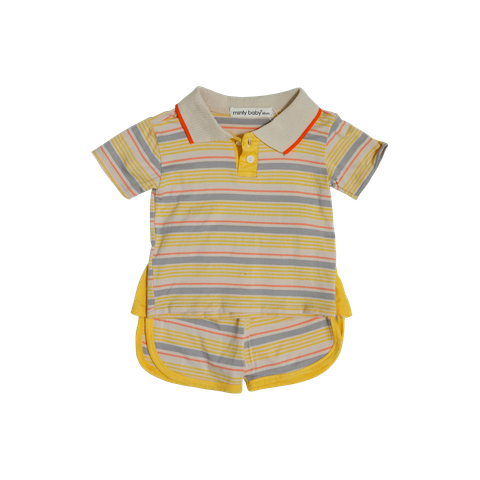 Bộ Cộc Minly Mom Cotton Cổ Bẻ