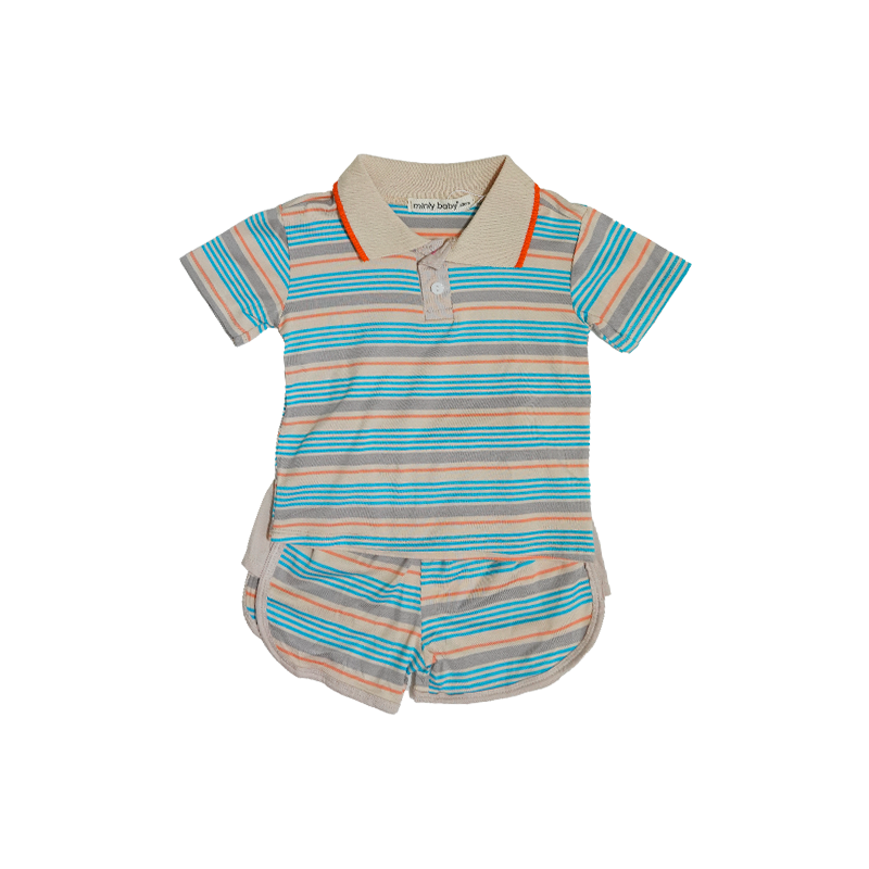 Bộ Cộc Minly Mom Cotton Cổ Bẻ