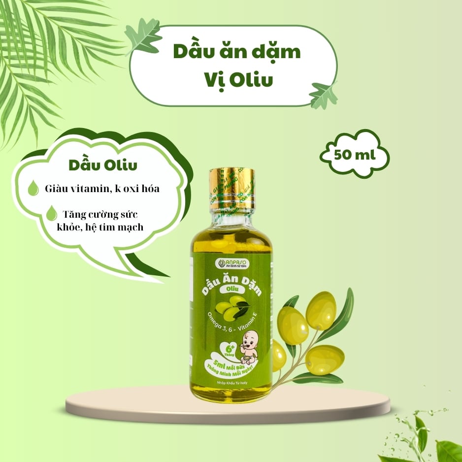 Dầu Anpaso Ăn Dặm 50ML Oliu