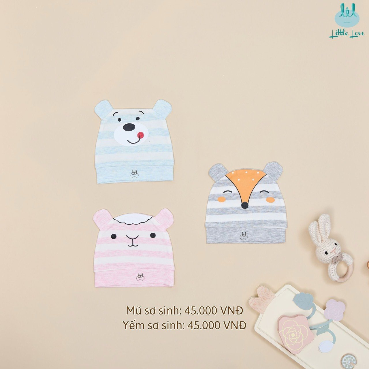 Nón LIL Hình Gấu