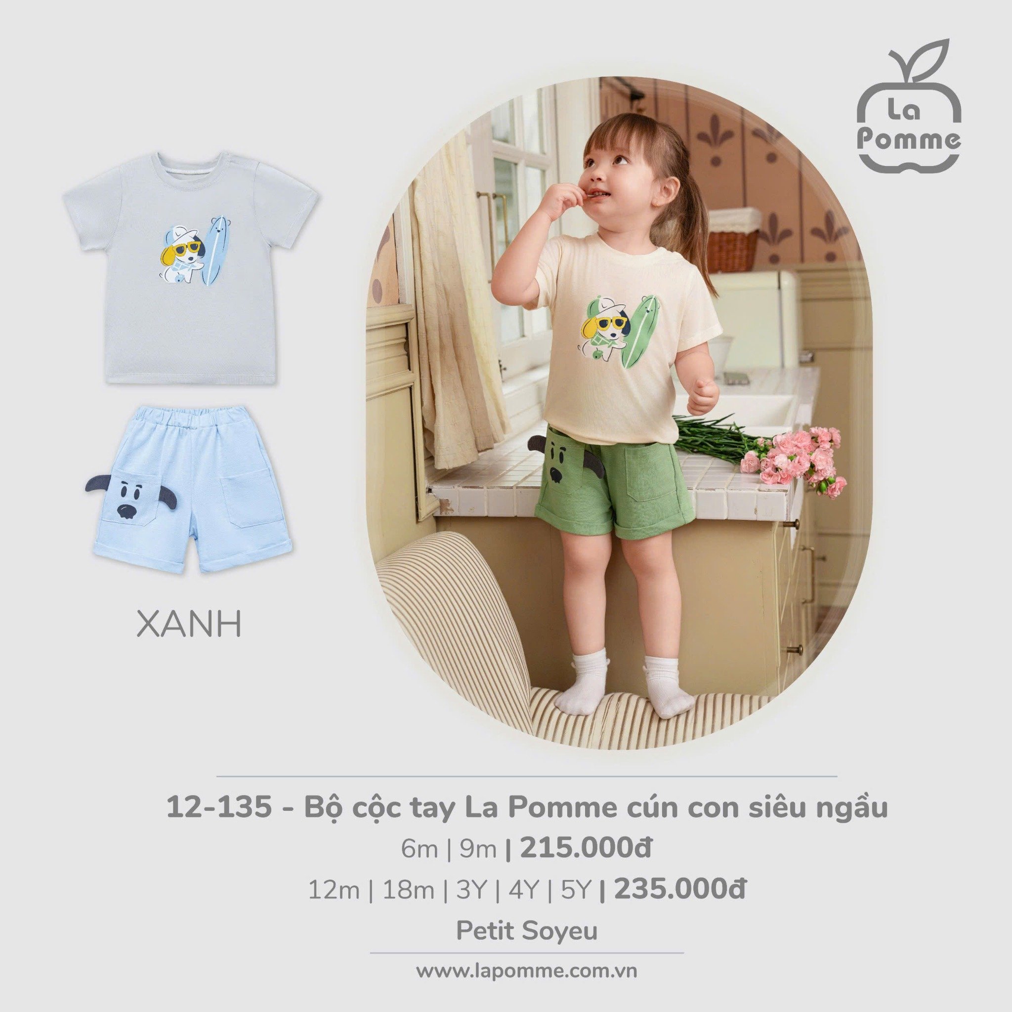 Bộ Cộc La Pomme LP12-135