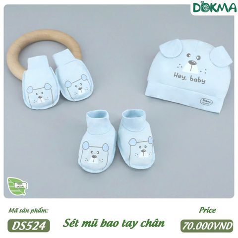 Set Nón - Btc Dokma DS524 Gấu
