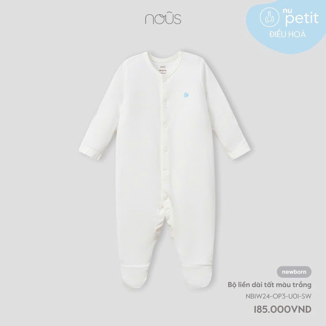 Body Dài Nous Liền Tất Trắng NB