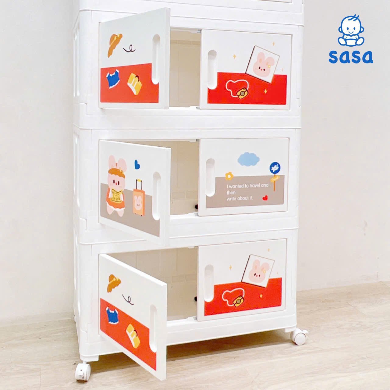 Tủ 4 Tầng Sasa 75D13